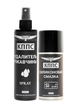 Удалитель ржавчины SPRAY (250мл) + Силиконовая смазка КППС