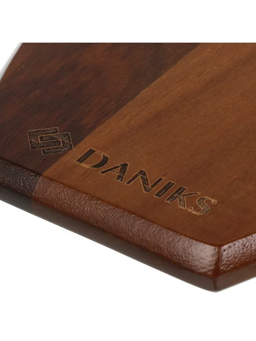 Daniks Доска разделочная акация 25х16х1.6 см с ручкой, 16x1.6 см, фото 4