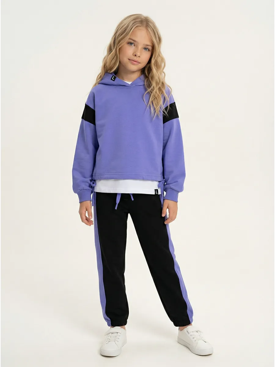 Худи + брюки + футболка, Violet Storm 18-3944