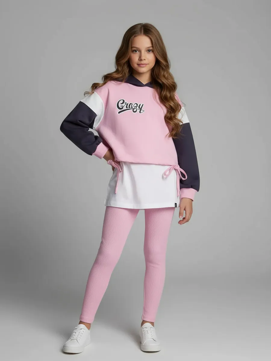 Худи + футболка + леггинсы, Peachskin 14-1907