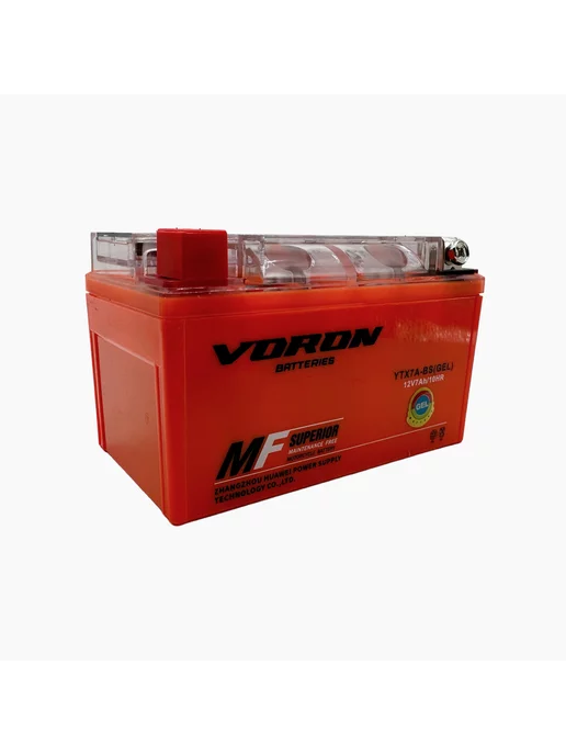 OUTDO Аккумулятор гелевый YTX7A-BS 12V7AH (150х87х94 мм), 87x94 мм, фото 2