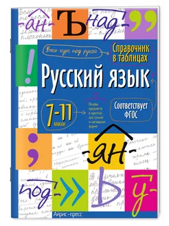 Справочник в таблицах. Русский язык. 7-11 класс