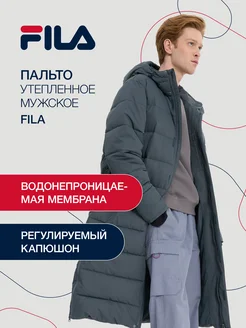 Пальто утепленное FILA 257398166 купить за 8 211 ₽ в интернет-магазине Wildberries