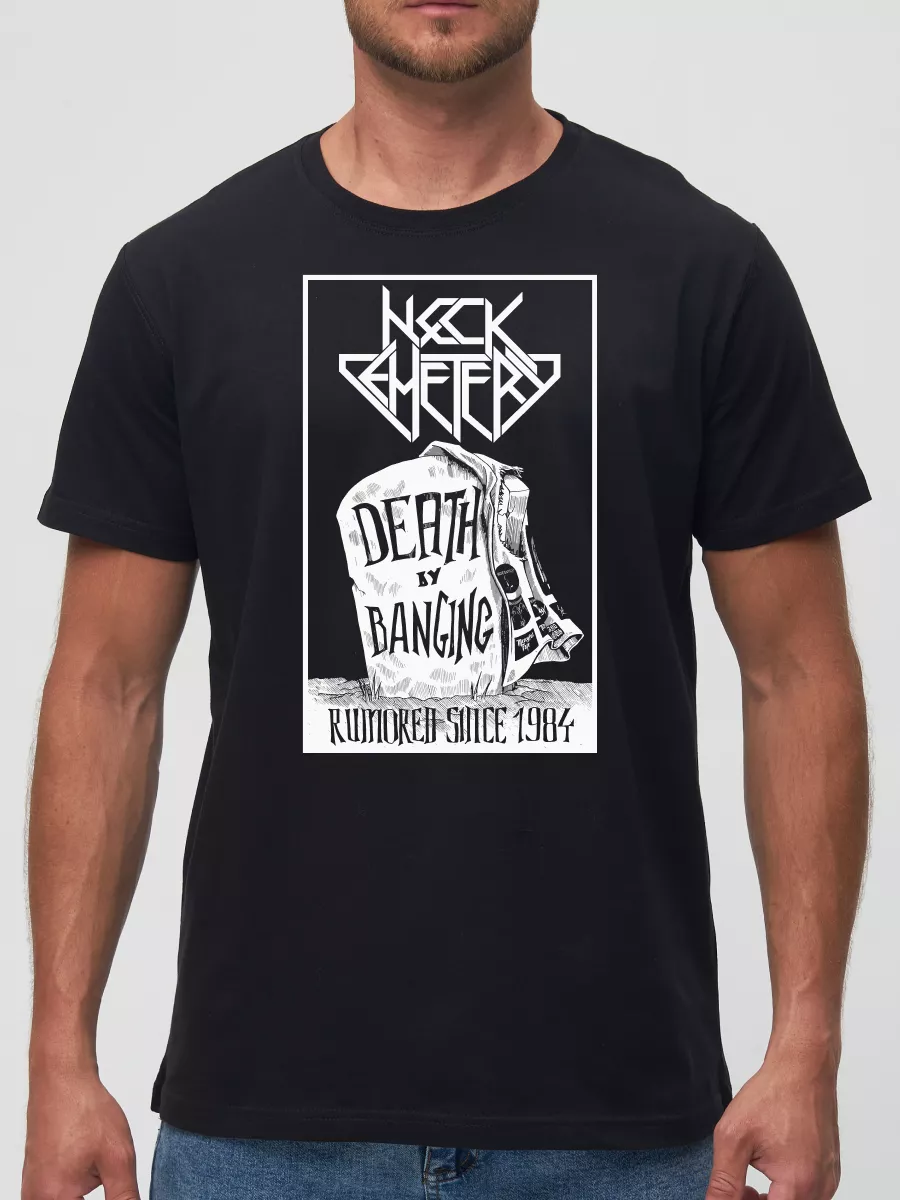 Футболка Neck cemetery метал