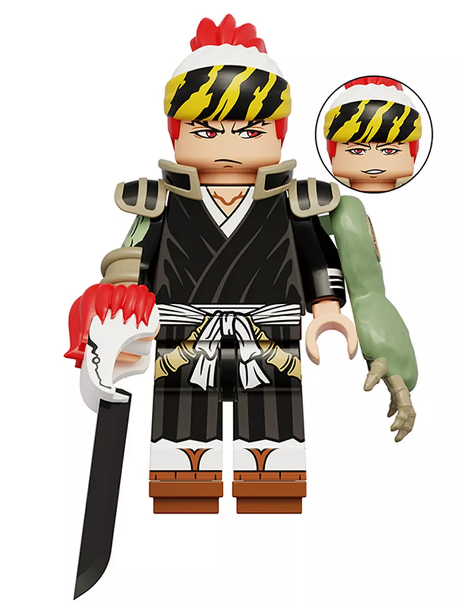 Фигурка аниме "Bleach", Ренджи Абарай, конструктор
