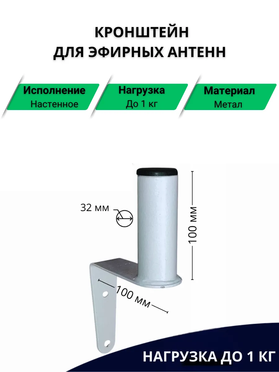 Кронштейн для уличной антенны тв