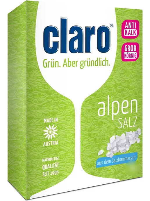 claro ALPEN SALZ Соль для посудомоечных машин 1.5кг, 1,5 кг, фото 3