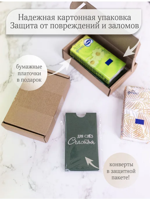 АртКонверт Конверты для слез счастья для гостей на свадьбу, розовый, фото 4