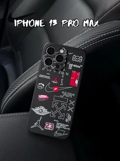 Чехол силиконовый найк для iPhone 13 Pro Max с принтом Nike