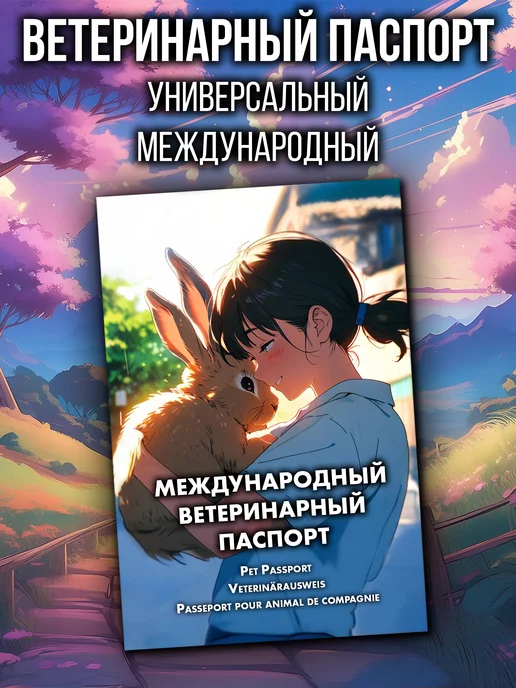 Аурасо Ветеринарный паспорт для кроликов международный, вариант