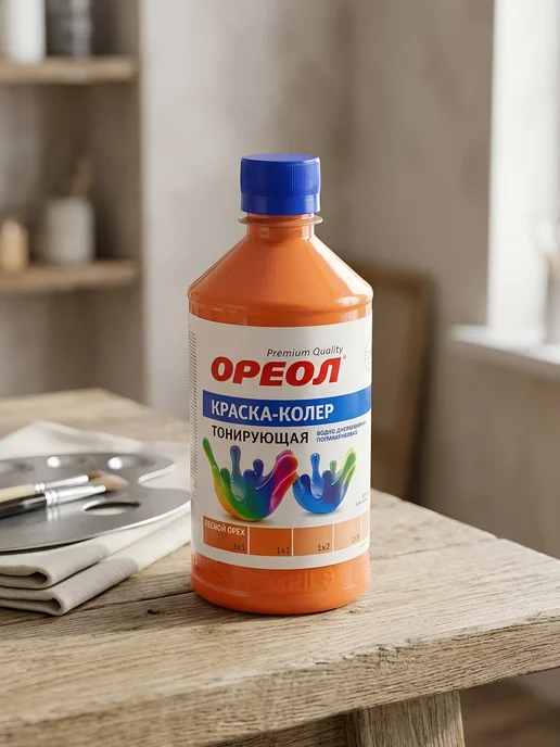 Ореол Колеровочная краска лесной орех 725 г, 725 г