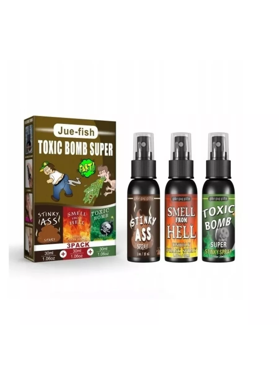 FART SPRAY FART BOMB STEK BOMB 3ШТ