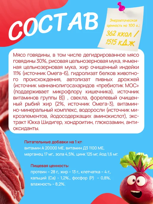 Сухой корм BUDDY DINNER для собак, мелкие, щенки, 0,07 кг, фото 3