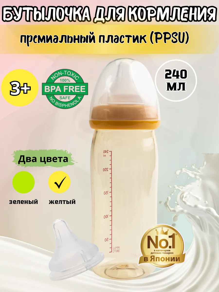 Бутылочка для кормления 3+...