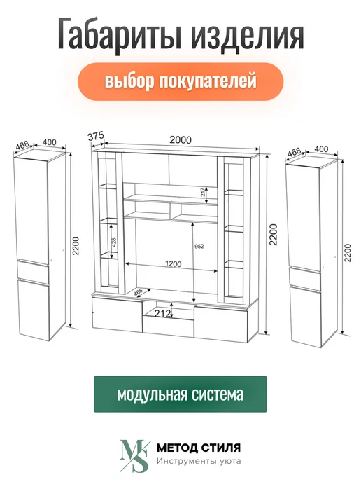 Зарон Стенка в гостиную Лиана, белый, фото 4