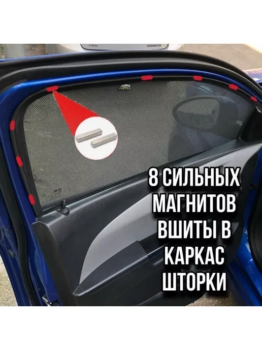 ALEYAN Шторки PEUGEOT EXPERT 2 ПОК 2007-2016, черный