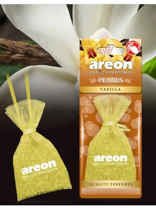 areon Ароматизатор в машину подвесной с гранулами Ваниль, вариант
