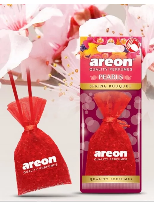 areon Ароматизатор в машину подвесной с гранулами Весенние Цветы, вариант, фото 2