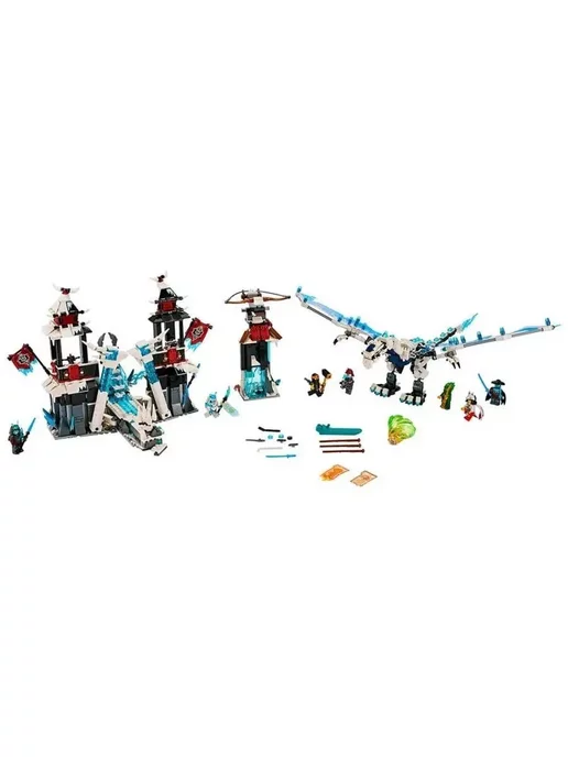 LEGO Конструктор Замок проклятого императора 1278д, голубой, фото 2