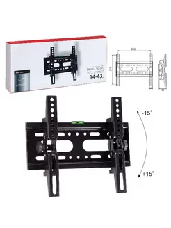 Кронштейн для телевизора на стену поворотный TV 14"-43"
