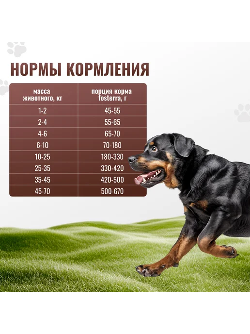 Сухой корм Fosterra Суперпремиум для собак, гипоаллергенный, 1,5 кг, фото 3