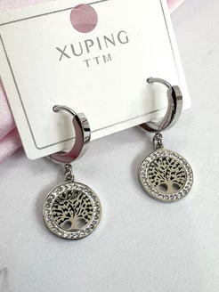 Серьги "Древо Жизни" Xuping Jewelry 257876038 купить за 1 023 ₽ в интернет-магазине Wildberries