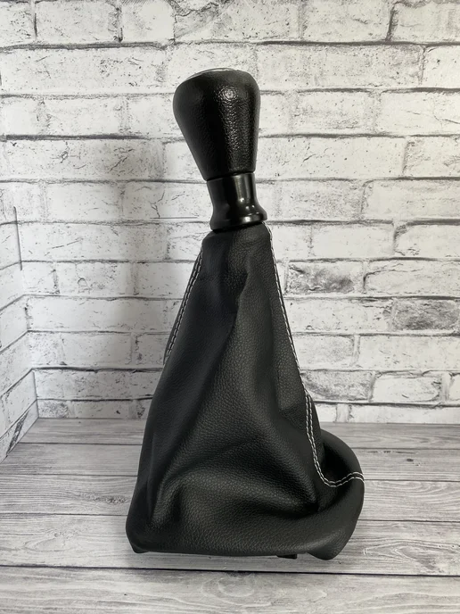 CarShine Ручка КПП для Пежо 307 с чехлом, черный, фото 3