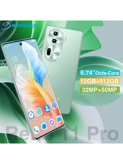 Смартфон Reno 11 Pro 12+512GB разблокировка по лицу Bobarry 257941399 купить за 8 475 ₽ в интернет-магазине Wildberries