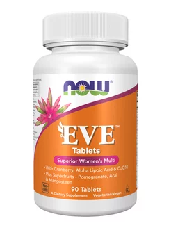 Eve Women's Multiple Vitamin ЕВА Витамины для Женщин 90 таб