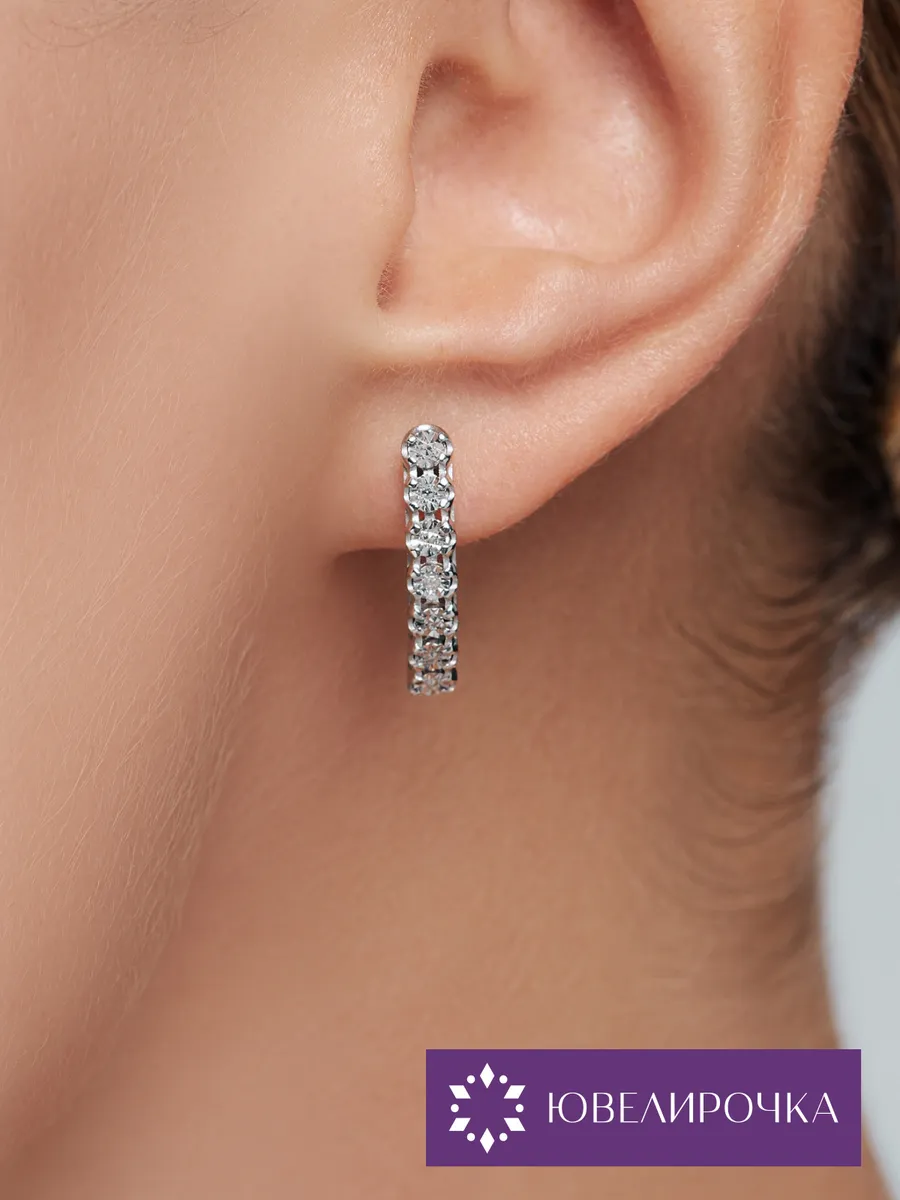 Серьги серебро 925 с...