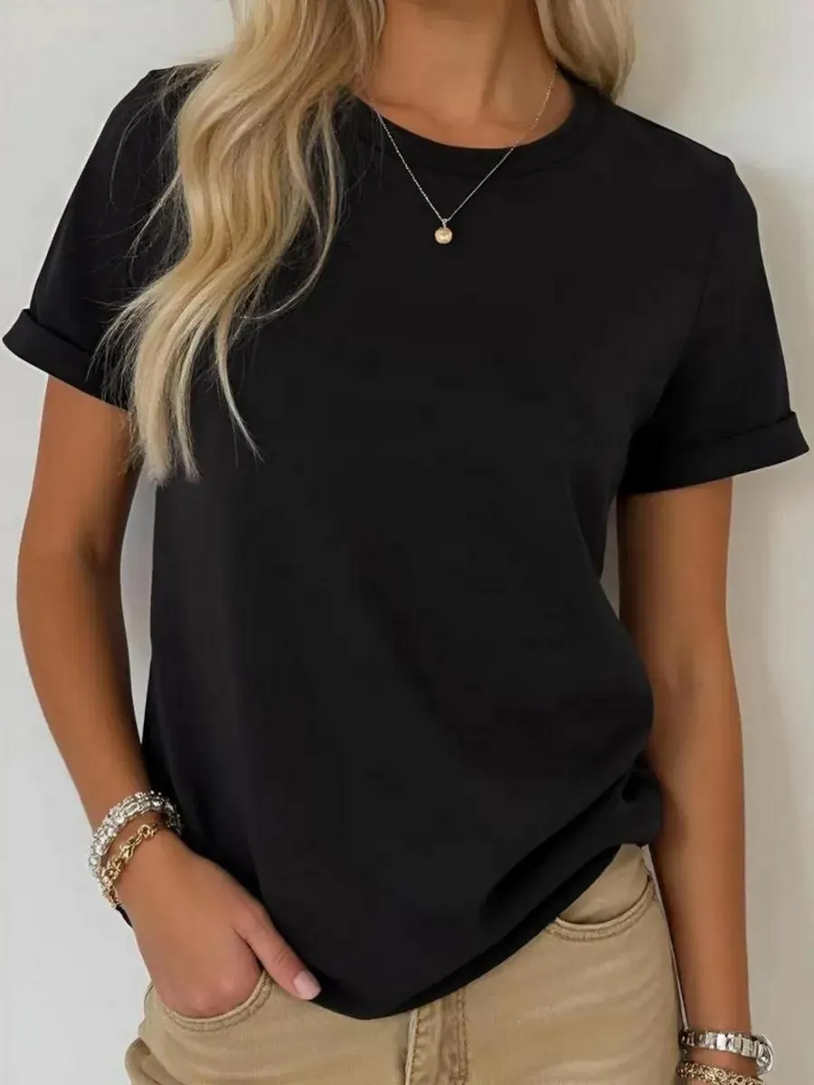 Футболка базовая однотонная