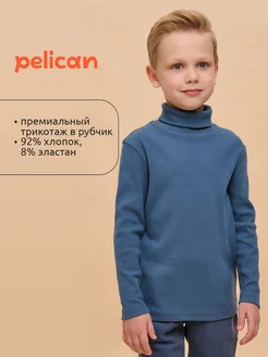 Водолазка для мальчика в рубчик Pelican 258062296 купить за 1 091 ₽ в интернет-магазине Wildberries