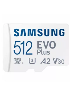 Карта памяти Samsung EVO Plus Micro SD 512 ГБ class 18 EVO 258125557 купить за 1 581 ₽ в интернет-магазине Wildberries