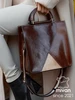 Сумка тоут натуральная кожа средняя Mivan 258139232 купить за 6 083 ₽ в интернет‑магазине Wildberries