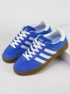 Кроссовки Gazelle Indoor Blue Fusion Adidas 258163536 купить за 2 148 ₽ в интернет-магазине Wildberries