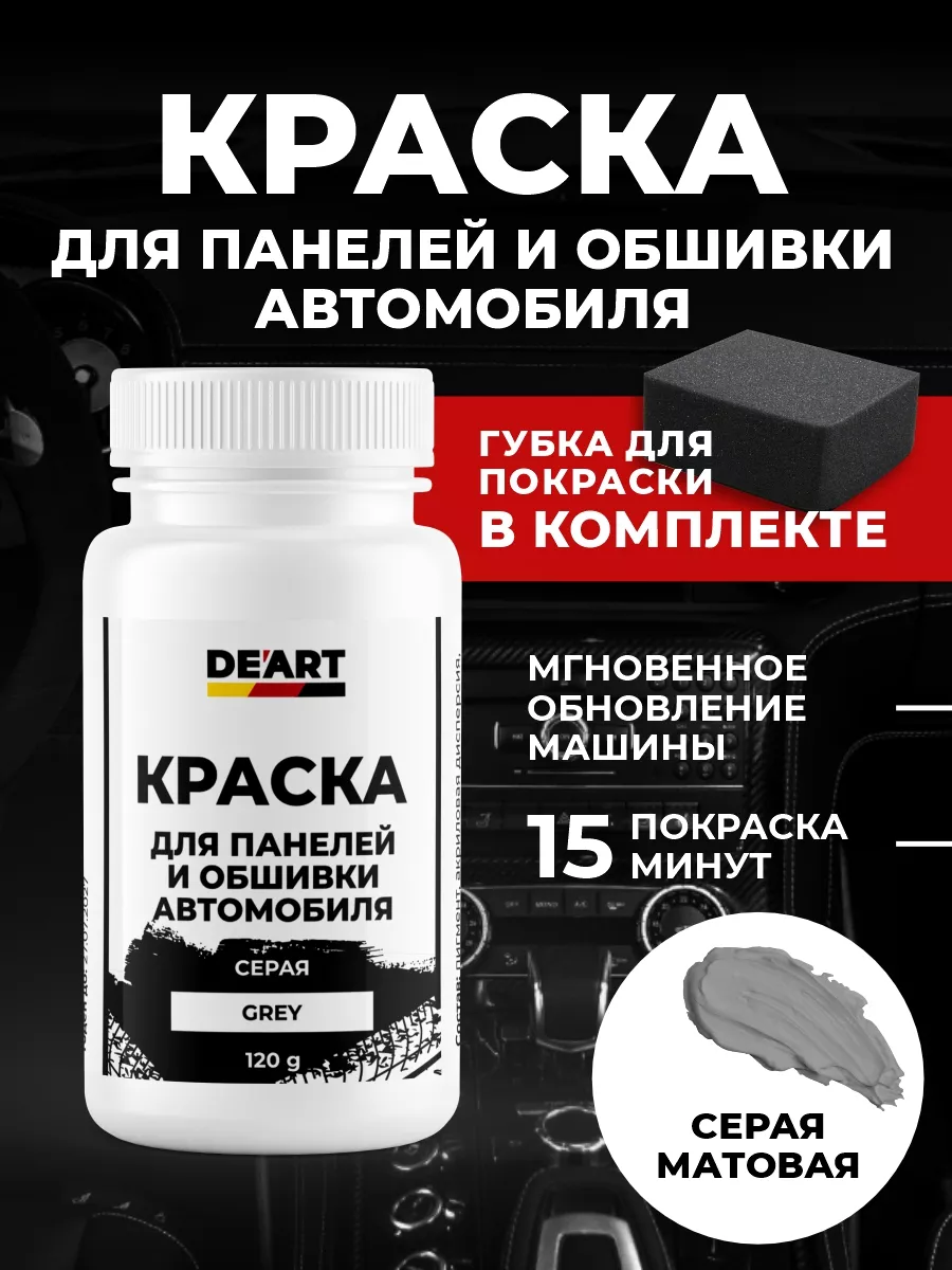 Краска для панелей и обшивки автомобиля
