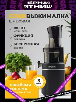 Соковыжималка шнековая электрическая