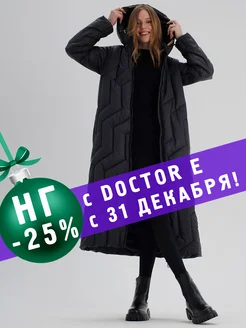 Пуховик зимний длинный стеганный с капюшоном DOCTOR E 258257668 купить за 11 759 ₽ в интернет-магазине Wildberries