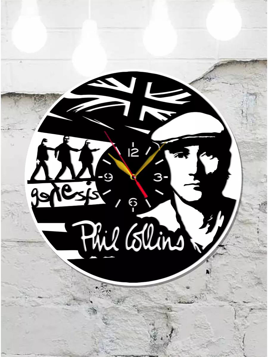 Настенные часы Phil Collins, Фил Коллинз — фото 4