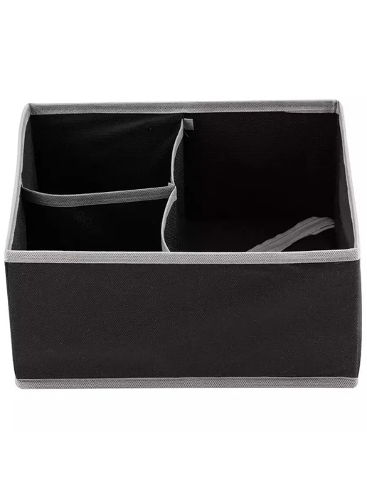 Рыжий кот Органайзер для белья "Black" 28*28*13 см, 28x28x13 см, фото 2