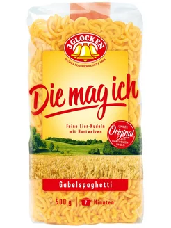 Макароны 3 Glocken Die mag ich Gabelspagetti Рожки 500г