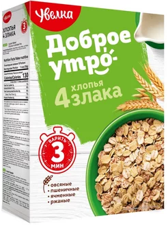 Хлопья Увелка 4 злака 350г