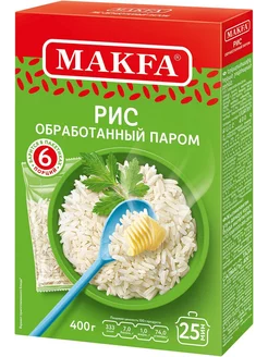 Рис Makfa длиннозерный пропаренный 400г