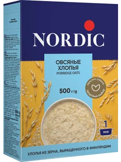 Хлопья Nordic Овсяные 500г