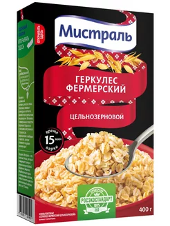 Хлопья Мистраль Геркулес Фермерский 400г