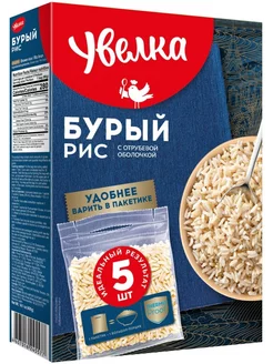 Рис Увелка бурый 5пак*80г