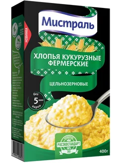 Хлопья Мистраль Фермерские кукурузные 400г