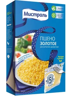 Пшено Мистраль Золотое 5пак*80г