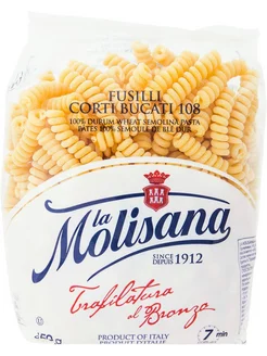 Макароны La Molisana Fusilli Corti Bucati №108 450г