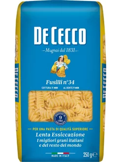 Макароны De Cecco Fusilli №34 250г